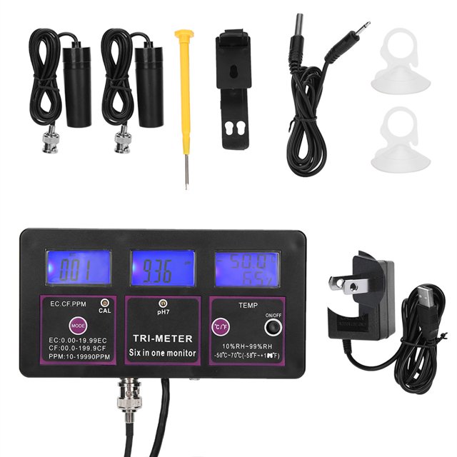 Probador de calidad del agua PH217, medidor de prueba de agua multifunción, Detector de ph/TDS/EC/TEMP/ORP/CFUS Plug