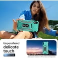 thumbnail image 6 of for iPhone XR Case with Screen Protector,Sliding Camera Cover,-Grade Cover with  Stand Phone Case 6.1" Turquoise, 6 of 14