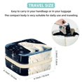 thumbnail image 5 of Starry Polar Bear Travel Portable Square Display Case Decorative Box Jewelry Stand Earring Holder for Girls and Women: Stores Rings, Earrings, Necklaces, Bracelets, and More, 5 of 6