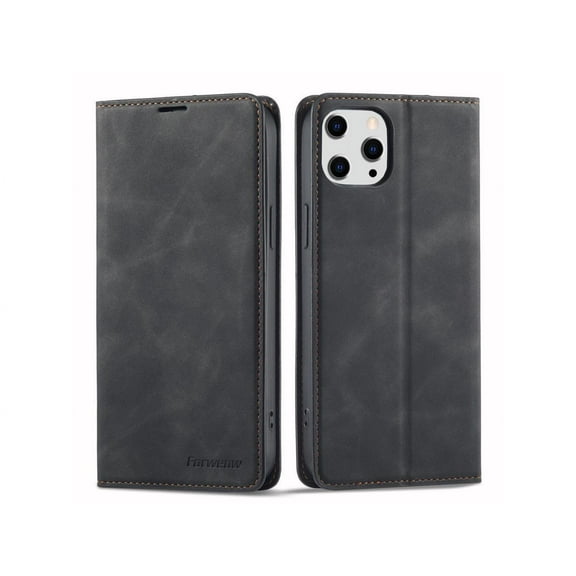 Case for iPhone 15 Pro Max 6.7 inch Premium PU Leather Cover with Card Holder Kickstand Shockproof Flip Wallet Cover