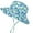 Dinosaur Printed Blue, variant on Baby Sun Hat UPF 50+ Wide Brim Bucket Hat - Adjustable Infant Toddler Sun Protection for Beach & Outdoor (Printed Blue,0-8 Months)