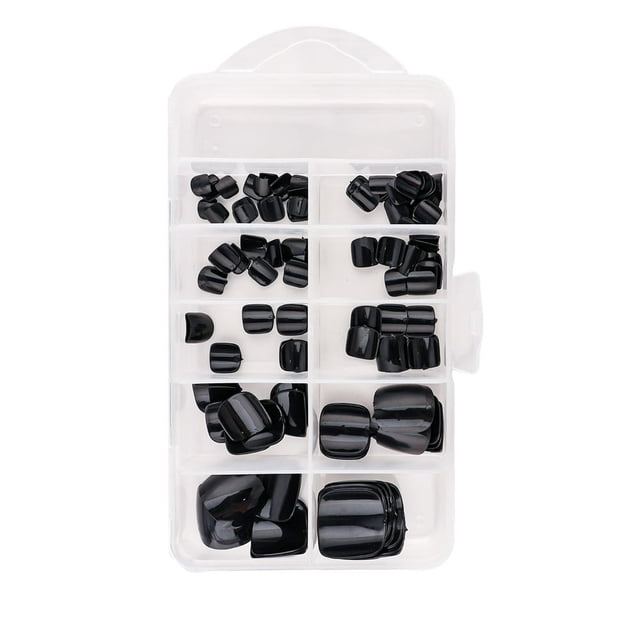 120Pcs/Box Multicolored Short Press-on Toenails Solid Color Gel Fake Toenails Full Cover Wearable False Toenail Manicure Accessor