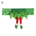 thumbnail image 1 of Chairs Covers Adorable Elastic Fabric Christmas Decor Chair Back Belt for Home, 1 of 8