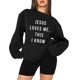 thumbnail image 2 of Pntutb moda mujer cuello redondo Camiseta de manga larga otoño estampado Chirstmas blusa suelta tops sudadera Pntutb Pntutb-5480, 2 of 5
