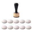 thumbnail image 2 of Abbracc Mini Ink Blending Foams Domed Sponge Foam for Blending Card Making Rendering 1 handle 10 Sponges, 2 of 9