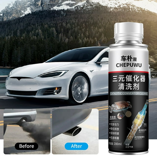 Car Servant Three-Way Catalytic Converter Cleaning Agent – 200ml Engine Carbon Deposit Remover for Improved Fuel Efficiency