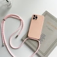 thumbnail image 3 of Funda de silicona líquida con cordón y correa para el cuello para iPhone 16, 15, 14, 13, 12 Mini, 11 Pro, X, XR, XS Max, 7, 8 Plus, 3 of 5