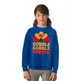 thumbnail image 3 of Awkward Styles Happy Thanksgiving Day Youth Sweatshirt for Boys Girls Gobble Turkey Crewneck Tops for Kids, 3 of 5