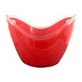 thumbnail image 2 of Cubo de de 8 litros, enfriador de almacenamiento de bebidas para fiesta, Bar, hogar, borde transparente , Rojo BLESIY cubeta de hielo, 2 of 6