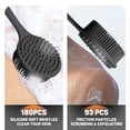 thumbnail image 4 of PINGKO Long-Handled Silicone Shower Brush - BPA-Free Silicone Body Scrubber for All Skin Types, Perfect Back Cleaning & Massage Shower - Ultimate Shower Scrubber for Men & Women（black), 4 of 8
