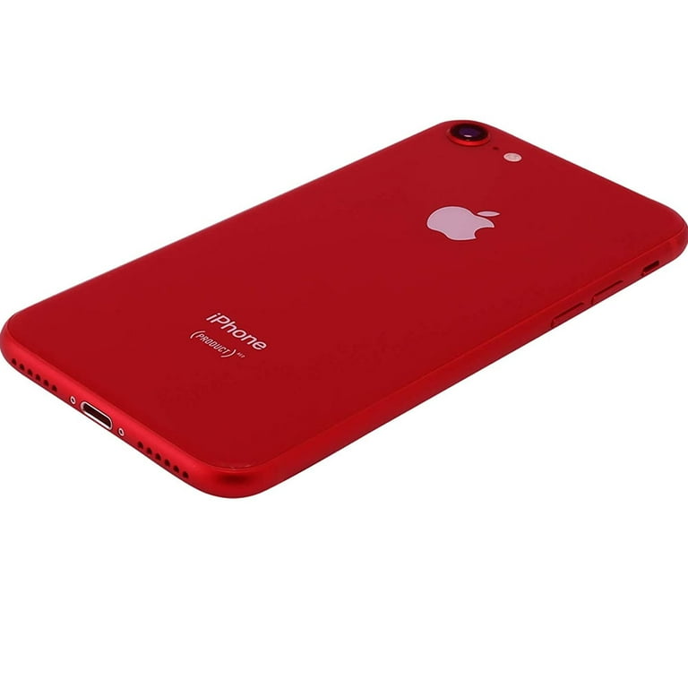 Restored Apple iPhone 8 64GB Red Factory Unlocked Smartphone Tempered Glass  (Refurbished)