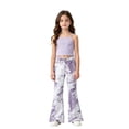 thumbnail image 4 of JAJAHO Girls Flare Leggings Tie Dye Bell Bottoms Flat Front Casual Stretchy Pants For Kids 5-16Y, 4 of 4