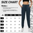 thumbnail image 2 of Women's Fleece Lined Jogger Sweatpants with Pockets Winter Thermal Athletic Lounge Pants for Women, 2 of 7