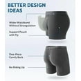 thumbnail image 4 of DAVID ARCHY Adult Men's Underwear Breathable Bamboo Rayon Trunks 4 Pack Multi Colors,Sizes S-2XL, 4 of 6