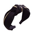 thumbnail image 1 of Diadema HUOGUO, lazo de terciopelo, nudo, corbata cruzada, moda mujer, 1 of 3