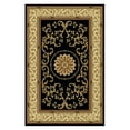 thumbnail image 2 of Radici Usa Noble Area Rug 1419 Black Scrolls Vines 7' 9" x 11' 6" Rectangle, 2 of 2