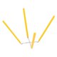 thumbnail image 1 of inverted cake stand, stainless steel, yellow, 1 of 5