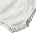 thumbnail image 5 of Styles I Love Infant Baby Girls White Floral Lace Long Sleeves Cotton Romper with Headband 2pcs Spring Outfit (100/18-24 Months), 5 of 7