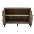 thumbnail image 5 of Harper & Bright Designs Farmhouse Sideboard Cabinet with Storage, Wood Buffet Cabinet with 3-Tier Shelves and Adjustable Feet, Espresso, 5 of 11