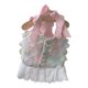 thumbnail image 2 of Vestido transpirable para mascotas para perros, perfecto para fiestas diarias y exteriores, rosa, talla L, vestido con volantes de malla floral, 2 of 8