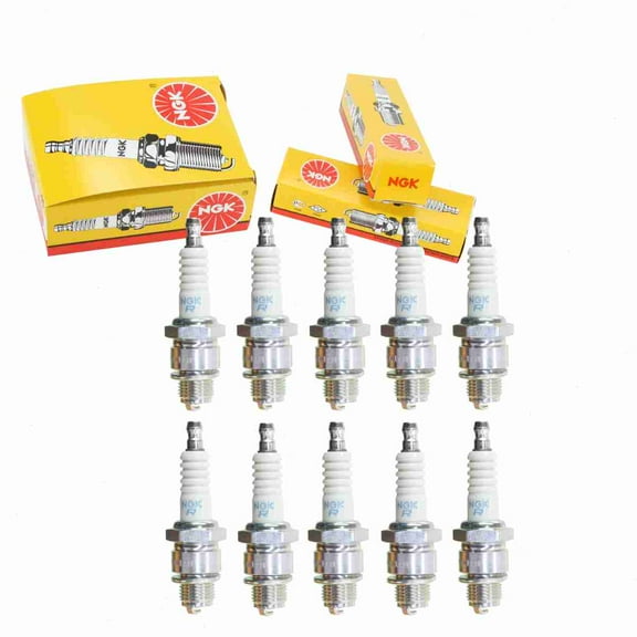 10 pc NGK 1098 Standard Spark Plugs for 09482-00277 09482-00533 6052 7532 7932 90793-20058 94701-00371 94702-00271 94709-00271 TR22-10 WR5AC Ignition Wire Secondary