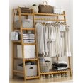 thumbnail image 1 of CC005 - Étagère de Rangement pour Vêtements-Bois(110cm), 1 of 1