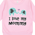 thumbnail image 3 of Inktastic I Love My Mommy Toddler Sweatshirt, 3 of 4