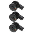 thumbnail image 1 of HAMPPLIES 3Pcs Privacy Locks Bolt Black Door Knob Lock For Commercial Use Plastic Design, 1 of 8