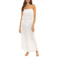 thumbnail image 1 of Soluna Goa Strapless Midi Dress Cover-Up,, White, Medium, 1 of 1
