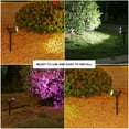thumbnail image 5 of Isvgxsz Solar Spot Lights Outdoor,Adjustable IP65 Waterproof Solar Landscape Spotlights, Brightest Solar Powered Lights Dusk to Dawn for Outside Garden, Yard, Fence, Porch, Pathway, 5 of 9