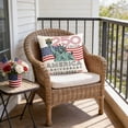 thumbnail image 4 of romoty 4th of July Independence Day Pillow Covers 18"x18", Patriotic America 250th Anniversary Commemorative Throw Pillow Case, Square Decorative Cushion Cover for Home Sofa Couch Farmhouse Decor, 4 of 6