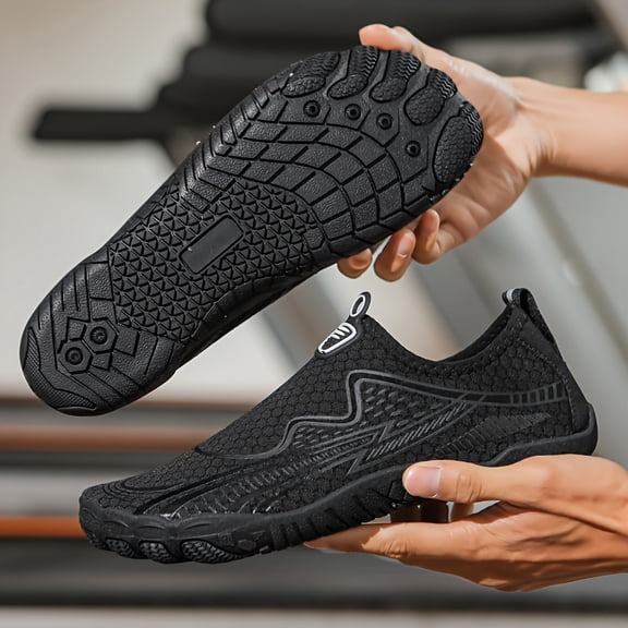 Men's Quick-Dry Barefoot Water Shoes, Lightweight Breathable Wading Shoes for Hiking, Fishing, Surfing, Swimming, and Indoor Fitness