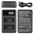 thumbnail image 1 of Smart LCD Display Digital Camera USB Fast Dual Battery Charger for CANON LP-E8, 1 of 6