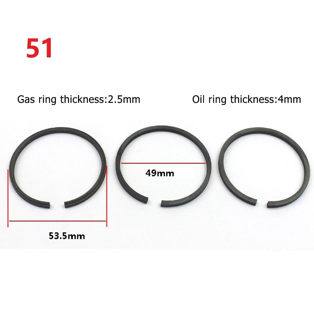 3 Pcs 65mm Diameter Piston Rings Set Replacement for Air Compressor for sale online 