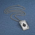 thumbnail image 6 of HONCLL Fashion Poker Card Charm Necklace Unisex Poker Jewelry Man Present Stainless Steel Texture Suitable for Various Occasion, 6 of 11