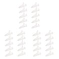 thumbnail image 2 of Guardoinrt 10 Pieces Easel Stands Dish Plate Picture Photo Frame Rack Holder Elegant and Practical White L 10 Pcs 3Set, 2 of 6