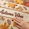 thumbnail image 7 of Fall Pillow Covers Halloween Fall Decorations Khaki Sofa Couch Pillow Covers Square Summer Pillow Covers 18x18 for Farmhouse Thanksgiving Pillowcase Decorative Throw Pillow Covers Cushion Cases, 7 of 7