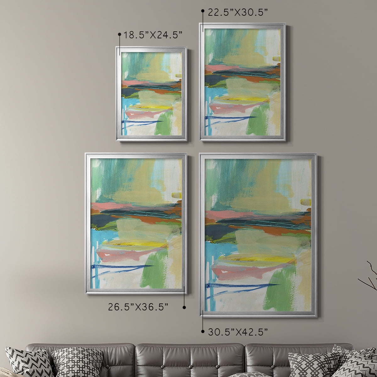 Radiant Horizon III Premium Framed Print, in Gold, Black, or Silver - Ready to Hang