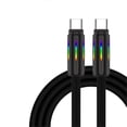 thumbnail image 5 of USB C to USB C Cable 240W Silicone USB-C Charging Cable Type-C Black, 5 of 5