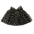 thumbnail image 4 of ZHOUCHANKIDS Girls Layered Tutu Skirt Sparkling Sequin Tulle Dance Skirts Black 3-4 Years, 4 of 4