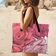 thumbnail image 4 of Black And White Ink Flower Waterproof Picnic Blanket with Foldable Zipper, Suitable for Outdoor Use, Suitable for Travel, Camping, Beaches, Parks, Grasslands, Picnic Blanket Accessories, 4 of 7