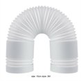 thumbnail image 1 of CAROOTU Tuyau Flexible de Ventilation de Conduit d'Échappement Mobile Réglable pour Climatisation, 1 of 6