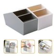 thumbnail image 2 of Miangastore Boîtes de Rangement Multifonctionnelles Gris Abs Lot de 2 4.7X2.6X2.4In, 2 of 9