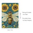 thumbnail image 2 of Vintage Bee Flower Tin Signs Sunflowers Metal Tin Sign Inspirational Quotes Be Kind Vintage Metal Tin Signs Funny Text Metal Plaque Retro Bedroom Bathroom Man Cave Wall Decor 12x8in, 2 of 7
