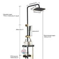 thumbnail image 3 of Rainfall Shower Head Combo w/Mixer Valve Kit Wall Mount Shower Faucet Set System, 3 of 12