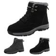 thumbnail image 4 of NOKIO Men'S Fleece-Lined Winter High-Top Boots Men's And Women's Winter Same Plush And Thickened High Top Cotton Shoes Couples Comfortable All Cold Proof Snow Boots Men'S Outdoor Snow Boots, 4 of 5