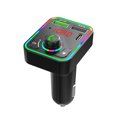 thumbnail image 2 of Binmer 20W Car Bluetooth 5.0 Wireless Handsfree Car FM Transmitter Receiver Radio MP3 Adapter Player, 2 of 9