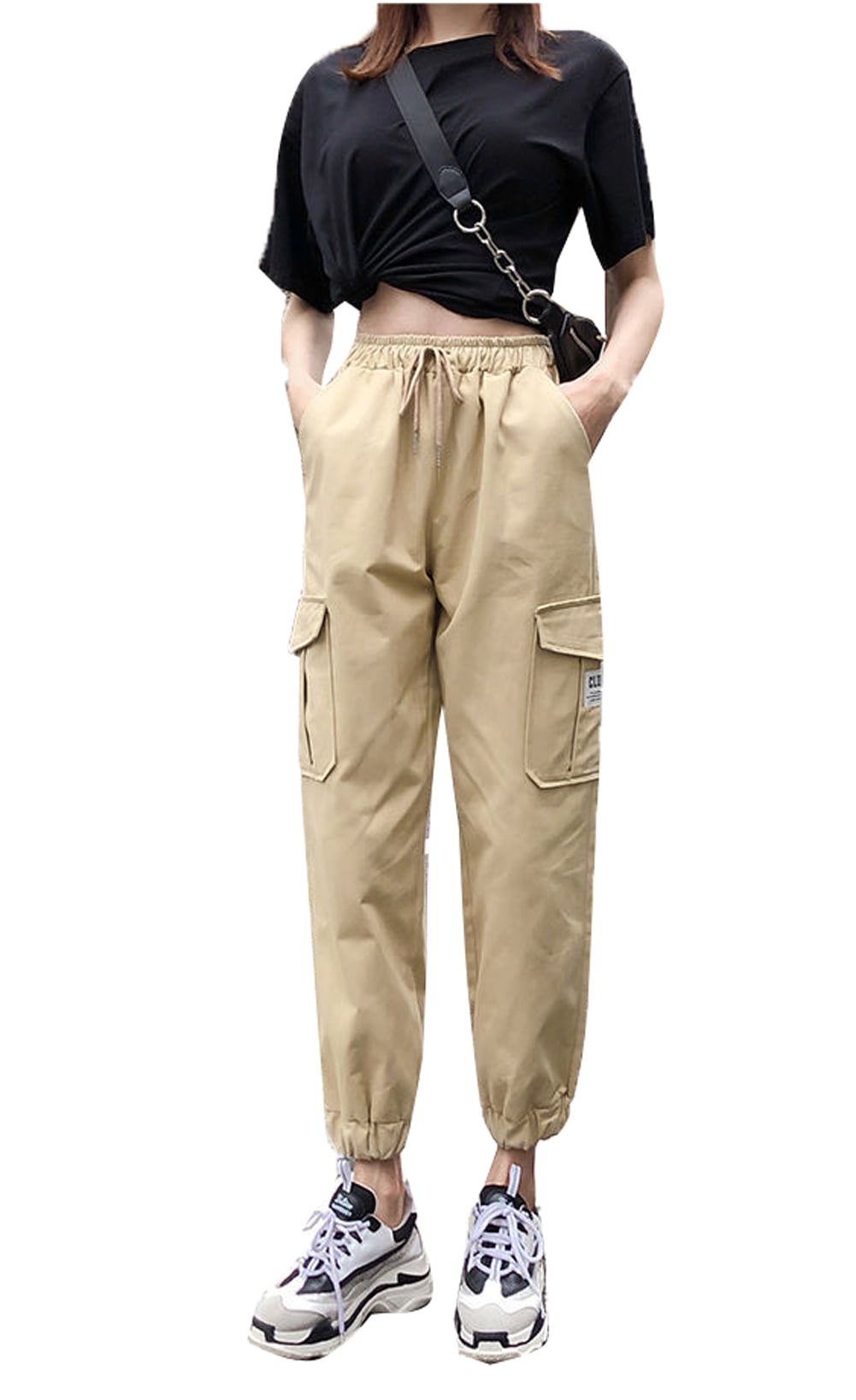 Womens Cargo Workout Pants