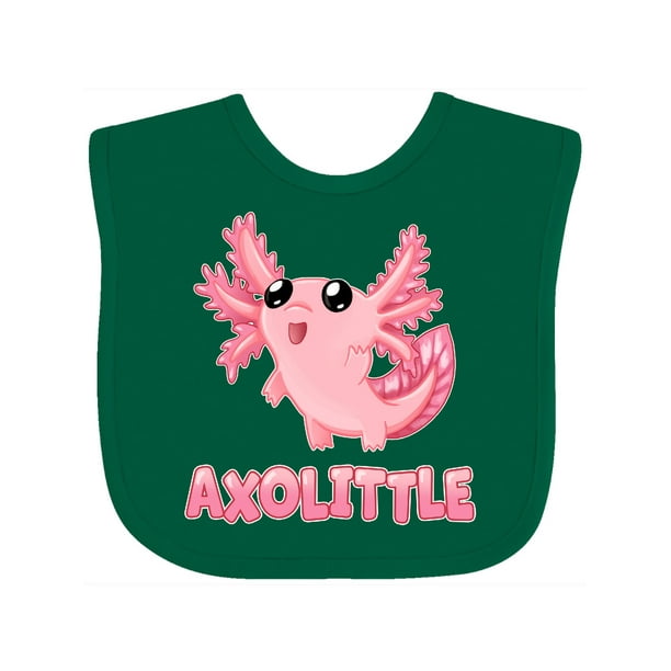 Inktastic Axolittle Cute Baby Axolotl Infant Bib Unisex Green Walmart Com