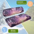 thumbnail image 5 of Uorisanigo Golf Cart Seat Covers Durable Golf Cart Seat Cushion Pad Anti-Scratch Golf Cart Seat Protector Summer Beach Sunset Palm Tree Universal Fit All EZGO, Yamaha, Icon and More 2-Seat, 5 of 7